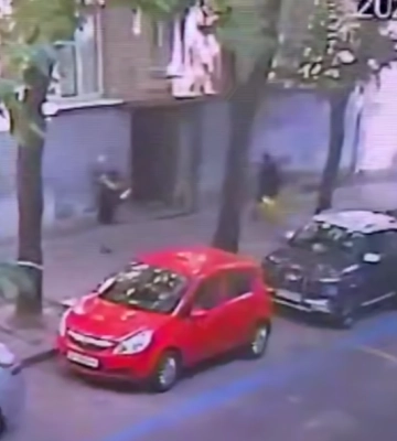Убийство Парубия во Львове: появилось видео с камер наблюдения
