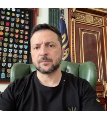 Обращение Зеленского: об убийстве Парубия, масштабной атаке рф и международных переговорах