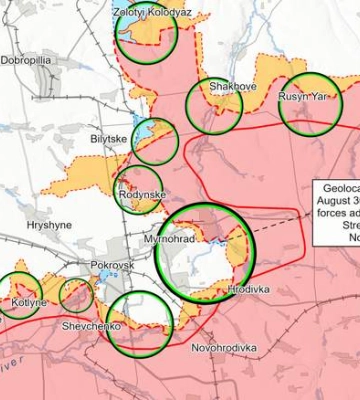 Два продвижения у ВСУ, три – у оккупантов: карты фронта от ISW