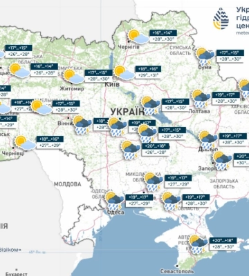 Первые дни сентября по всей Украине будут теплыми, почти везде без дождей