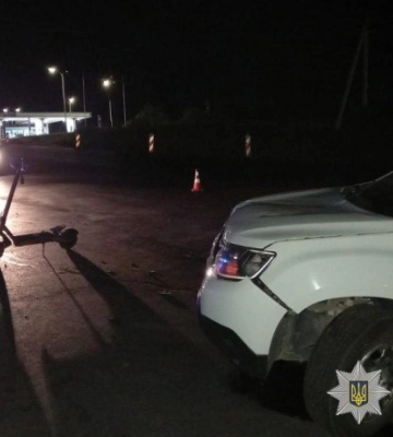 На Львівщині внаслідок двох ДТП постраждали двоє неповнолітніх хлопчиків на самокатах