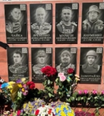 У Заводському, що на Полтавщині,  відкрили Алею Слави на честь полеглих Героїв