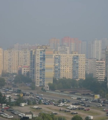 У Києві зафіксували підвищену кількість пилу в повітрі