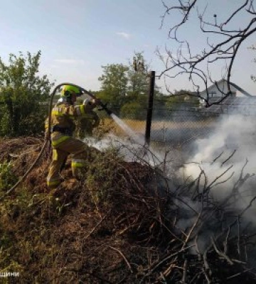 31 серпня та в ніч на 1 вересня в області ліквідовано 23 пожежі, врятовано 1 людину