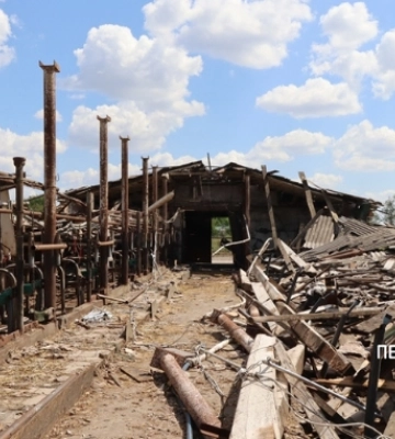 Ворожий удар по фермі на Дніпропетровщині: загинули корови