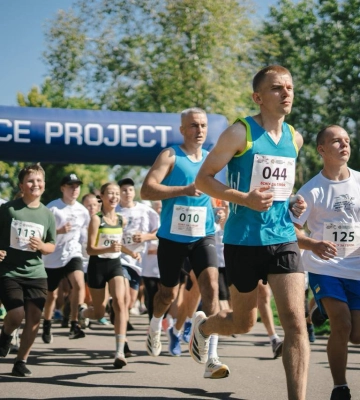 На Сумщині відбувся забіг «Шаную воїнів, біжу за Героїв України»