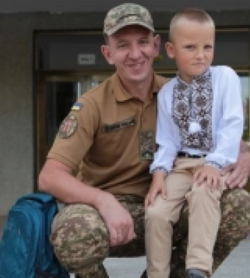 Нацгвардійці Рівненщини підтримали дітей загиблих побратимів у перший шкільний день
