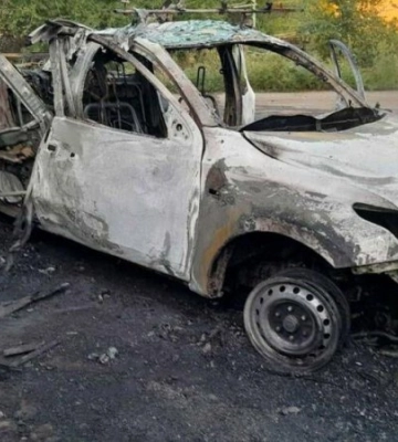 Російський дрон атакував бригаду енергетиків ДТЕК на Дніпропетровщині