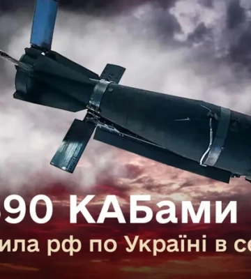 Окупанти збільшили кількість ударів КАБами по Україні