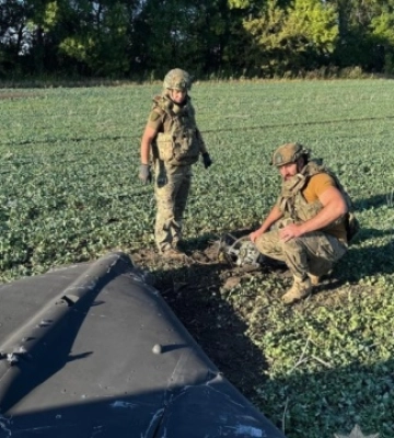Сапери на Сумщині знешкодили бойову частину збитого російського дрона