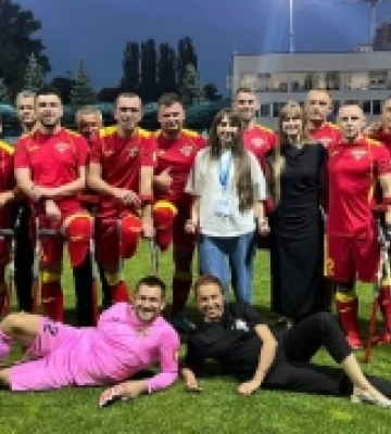 Луцькі «Хрестоносці» посіли третє місце на першому етапі чемпіонату України з ампфутболу