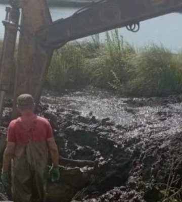 Щоб Рівне не залишилося без води, у Бабині спускали ставок