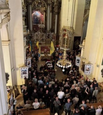 Із Андрієм Парубієм прощаються у Львові. ПРЯМА ТРАНСЛЯЦIЯ