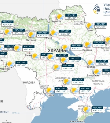 Погода на 3 сентября в Украине: большинство страны отдыхает от дождей