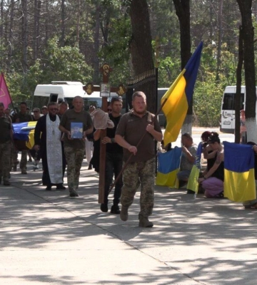 Ізмаїл попрощався із солдатом штурмової роти Олександром Лавренюком