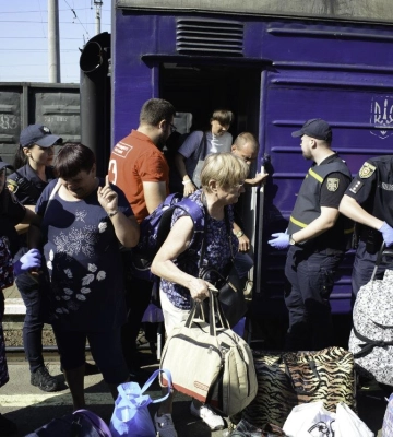 На Рівненщину прибув дев’ятий цього року евакуаційний потяг із Донеччини
