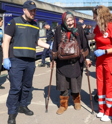 В Ровенскую область прибыл очередной эвакуационный поезд из Донетчины