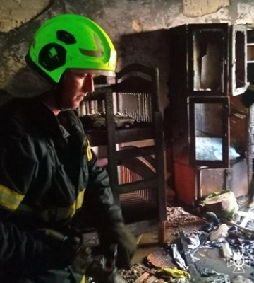 Во время пожара в Кривом Роге погибли двое детей