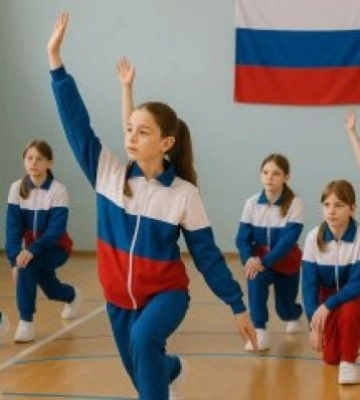 В оккупированном Мелитополе школьников хотят одеть в спортивную форму в цветах флага России
