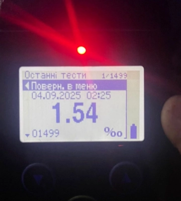 Нетверезий водій Opel намагався втекти від патрульних в Ужгороді