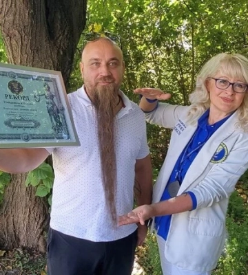 У Вінниці живе власник найдовшої бороди в Україні