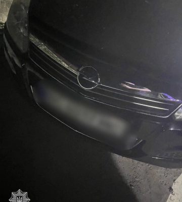 Нетверезий водій Opel намагався втекти від патрульних в Ужгороді