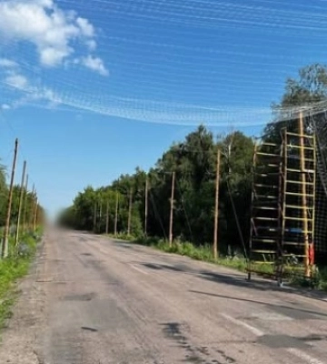 На Сумщині антидроновими сітками закрили понад 60 кілометрів доріг