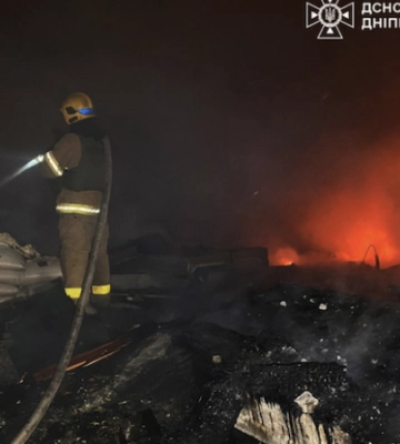 Росіяни атакували в Дніпрі підприємство