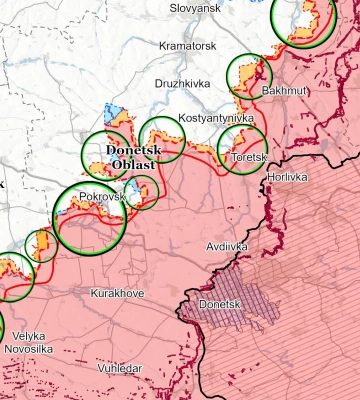 Українські війська просунулися на трьох напрямках у Донецькій області – ISW