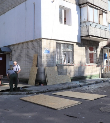 У Сумах завершив роботу штаб з ліквідації атаки «шахедів»: 13 пошкоджених будівель