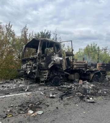 РФ атаковала пассажирский автобус на трассе «Славянск—Изюм»