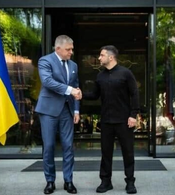 Словацька опозиція розкритикувала Фіцо за те, що той під час зустрічі з Зеленським не засудив російську агресію: "Ганьба і слабкість"