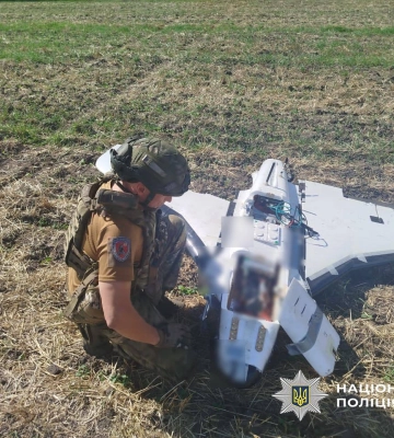 На Сумщині вибухотехніки поліції знешкодили вибухівку у ворожому БпЛА