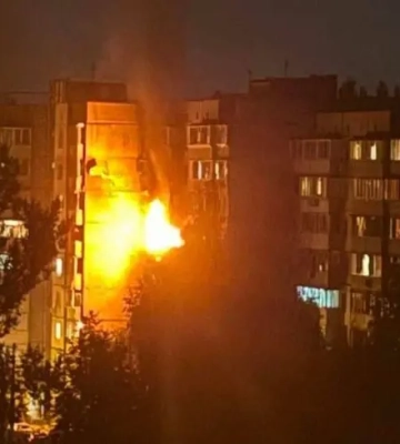 Київ під атакою ворожих БпЛА: зафіксовано пожежі, - мер