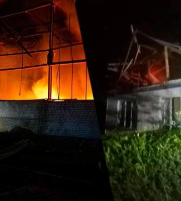 Повреждены админздание и покрытие моста: последствия удара по Полтавщине