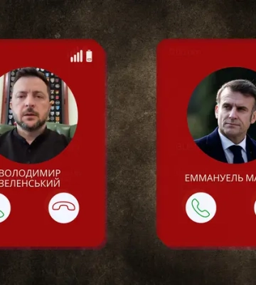 Зеленський обговорив із Макроном наслідки атаки на Україну