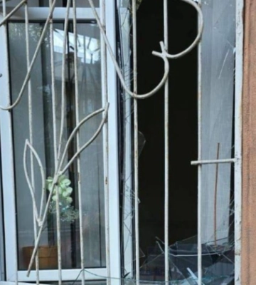 В Одесі через ворожу атаку безпілотників пошкоджена будівля ДРАЦС