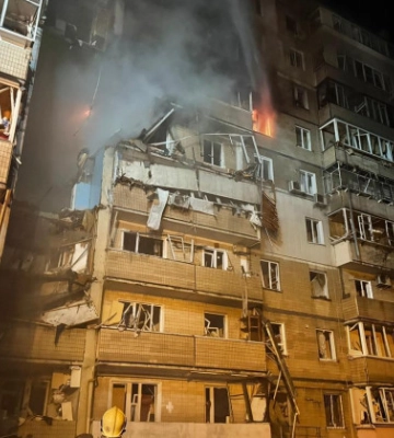 Нічна атака на Київ: є загиблі та руйнування
