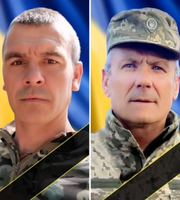 Рівненщина попрощалася з двома синами-захисниками: Василем Мирончуком та Степаном Крисюком
