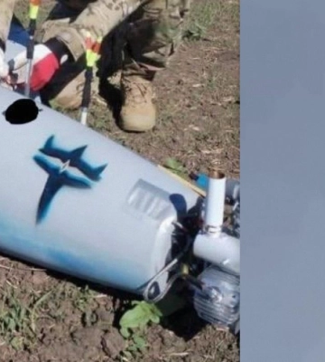 Показали перехваченное видео, как новый российский дрон атакует Сумскую ОВА