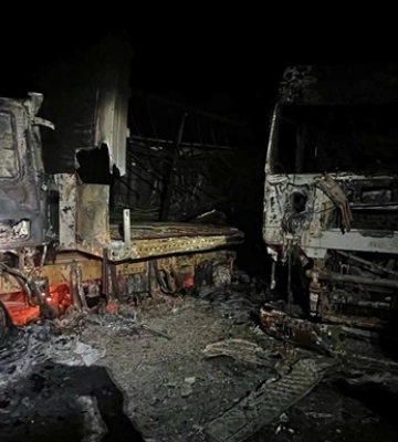 На Киевщине после атаки БПЛА горело предприятие