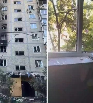 Унаслідок російської атаки на Київ зазнав пошкоджень будинок журналістки Юлії Бойко