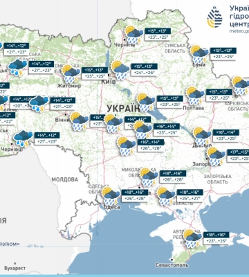 Синоптики дали прогноз погоды на сегодня 8 сентября в Украине