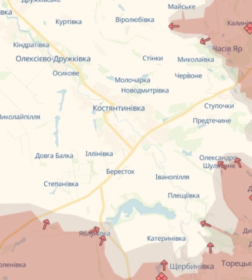 Цель российской армии на осень – захватить Константиновку – ВСУ
