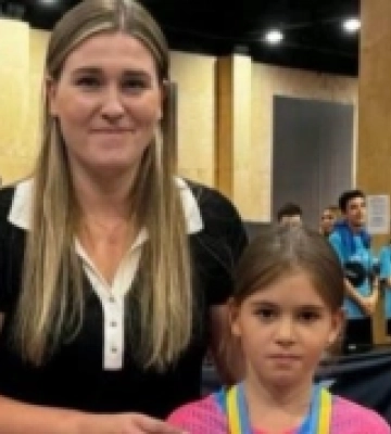 Юна ізмаїльчанка Ксенія Робу стала чемпіонкою Одеси з настільного тенісу