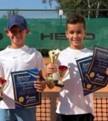 Юний тенісист із Нововолинська став чемпіоном турніру в Києві