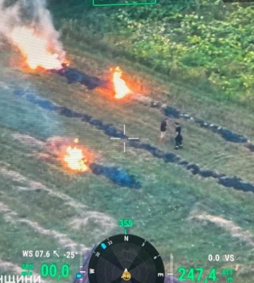 Повітряний моніторинг допоміг виявити паліїв сухої трави на Рівненщині