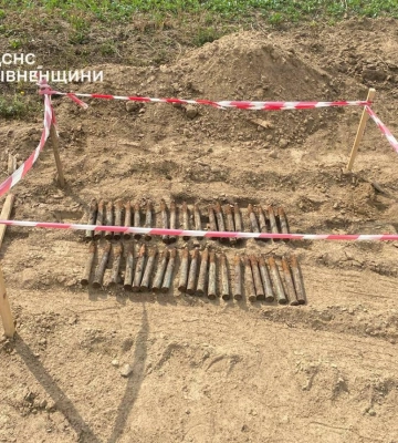 На Рівненщині знищили 47 боєприпасів часів Другої світової