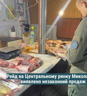 У Миколаєві викрито незаконний продаж риби на Центральному ринку