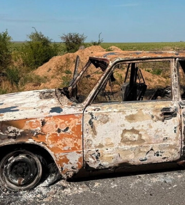 БпЛА поцілив у цивільне авто на Харківщині: поранені п'ятеро людей